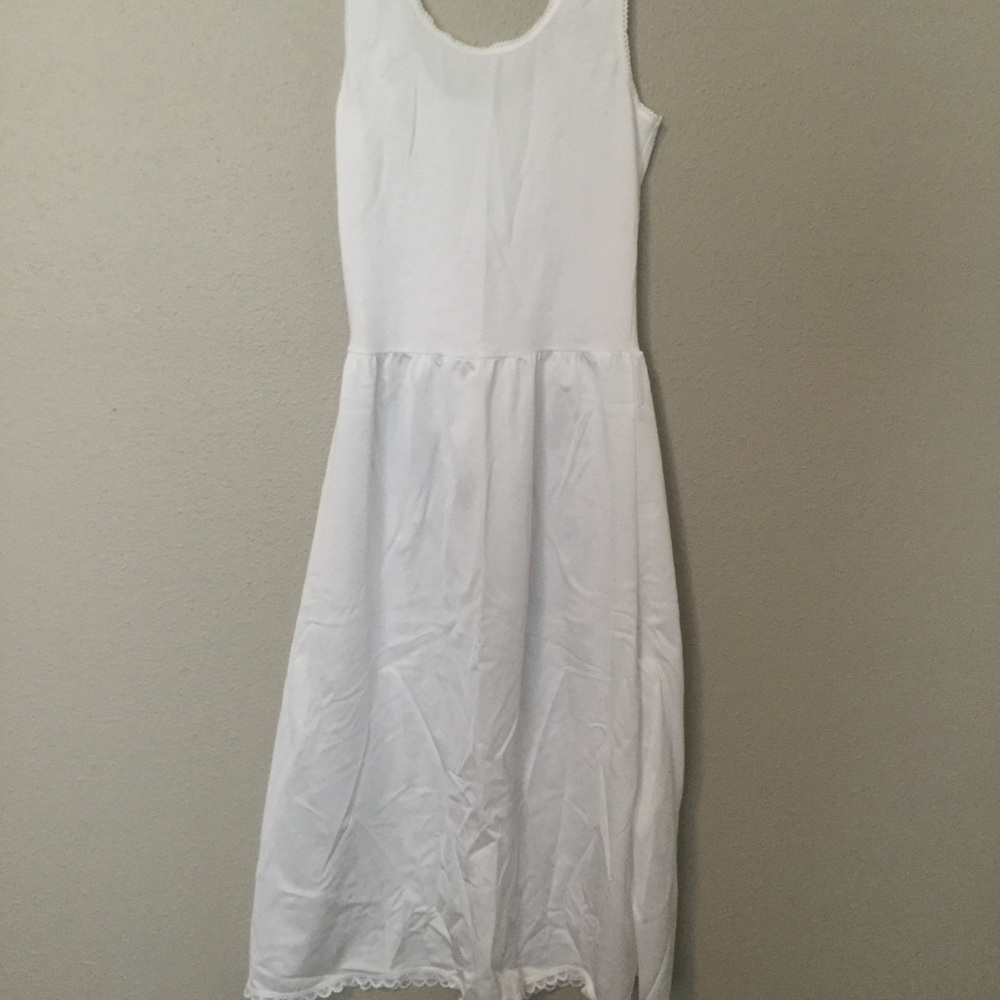 White dress/undergarment. Size 1-2 US